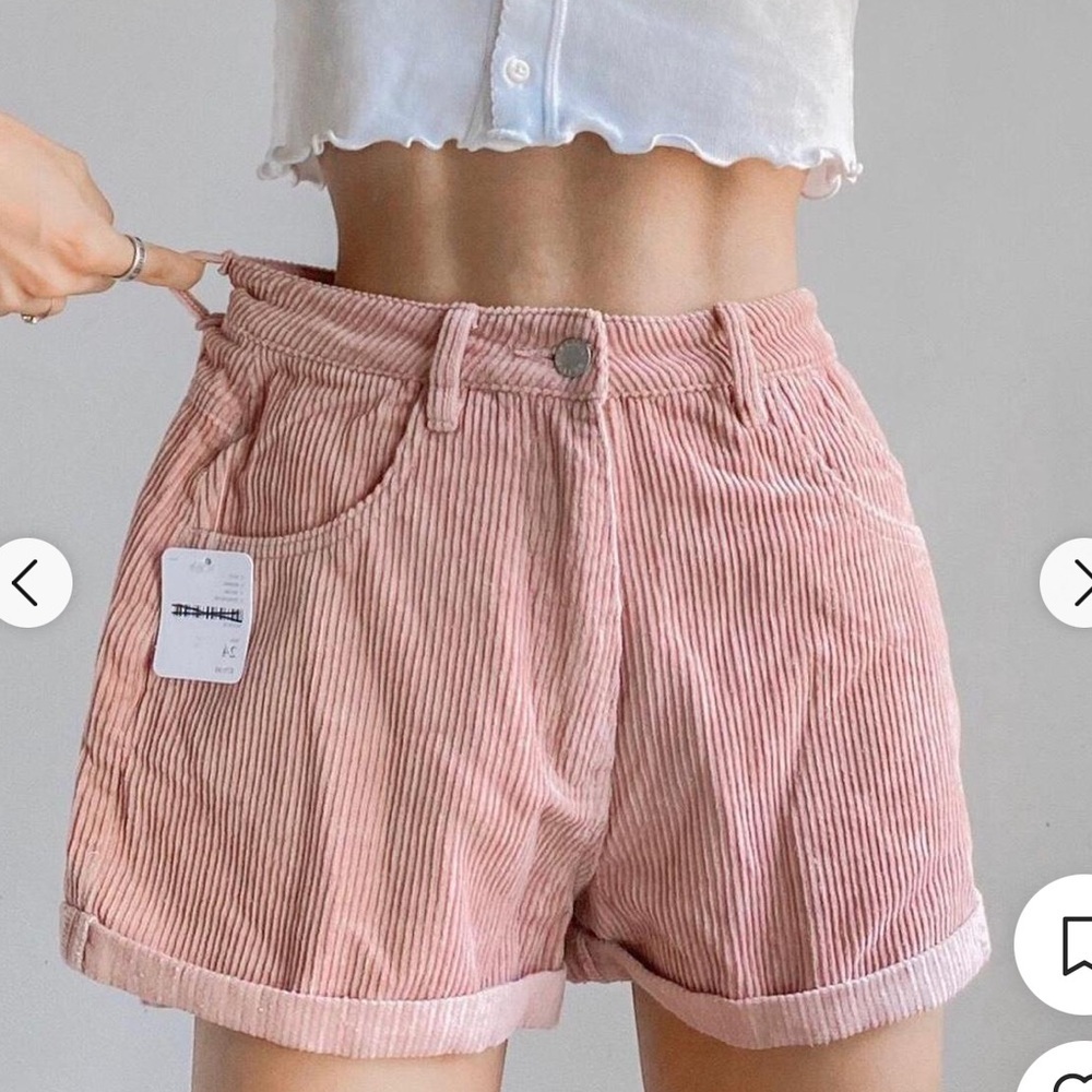 ROLLA’s Pink Corduroy Women Shorts